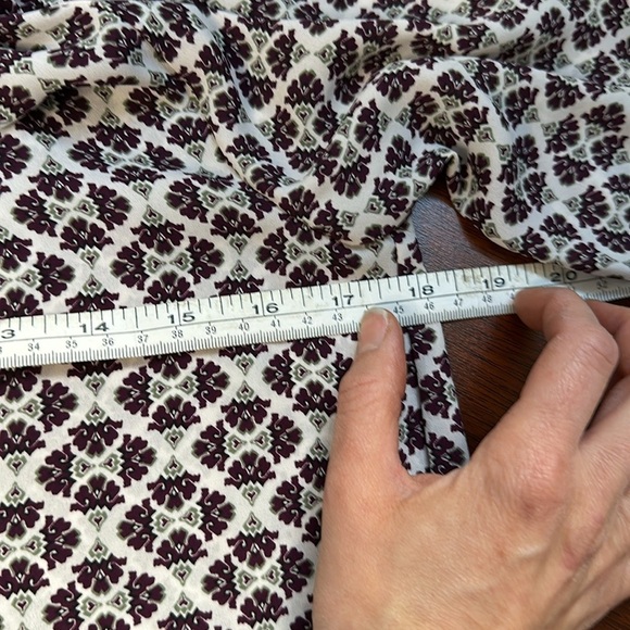 LOFT Womens Long Sleeve Patterned Blouse Size XS - Picture 5 of 6